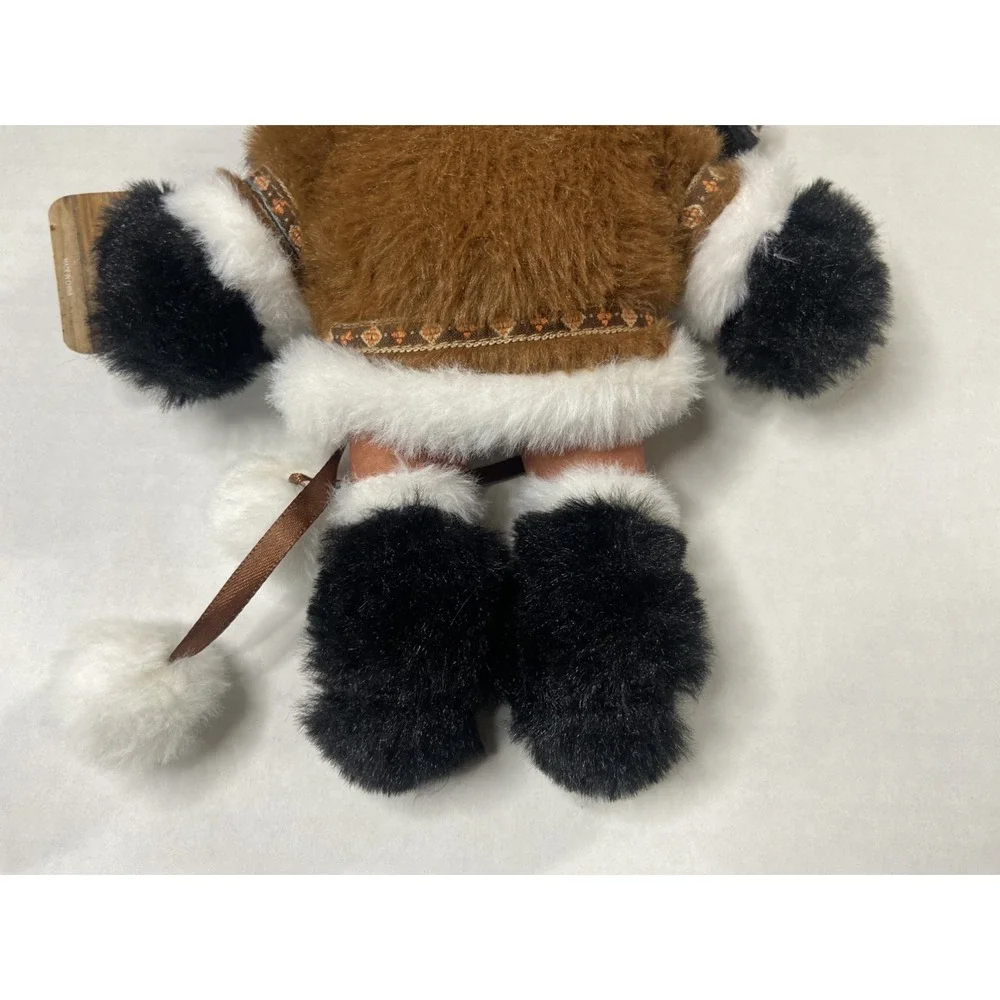 Tongass Trading Company Ketchikan Alaska Souvenir Doll Faux Fur Parka‎ 11 inch